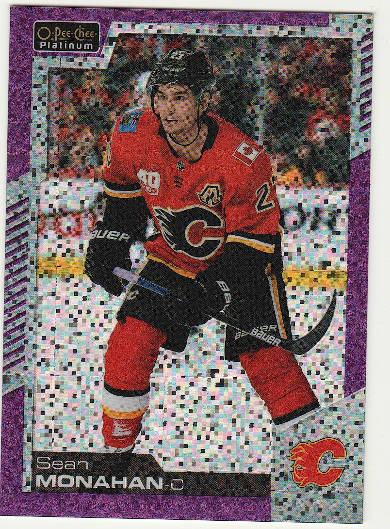 2020-21 O-Pee-Chee Platinum Violet Pixels #117 Sean Monahan (image for) 2020-21 O-Pee-Chee Platinum Violet Pixels #117 Sean Monahan